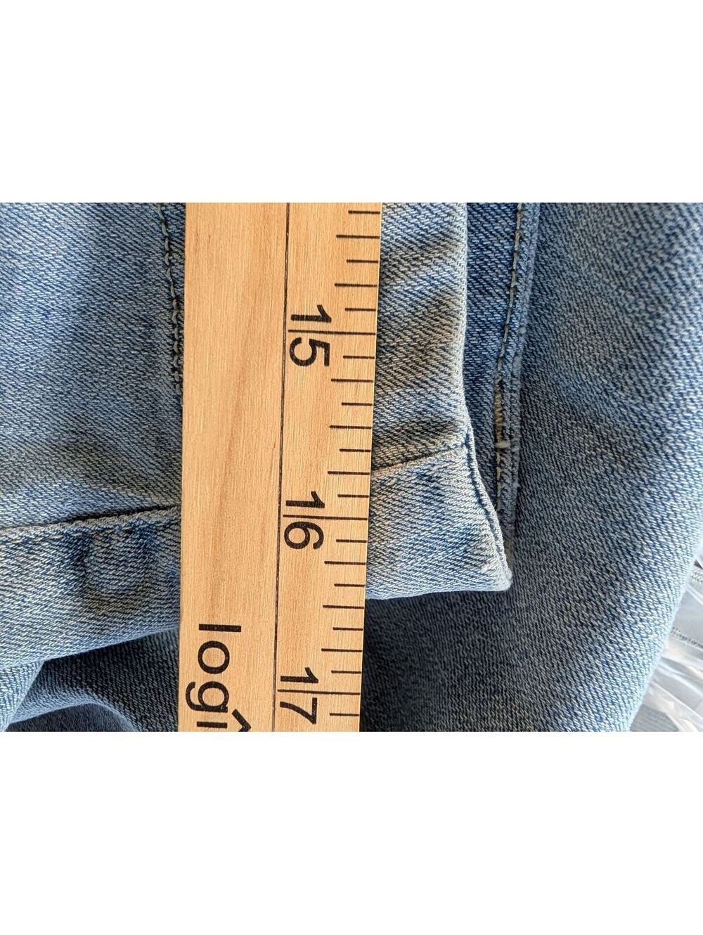 d.jeans Retro Mid Rise Core Wide Leg Jeans Size 14 - Picture 6 of 6